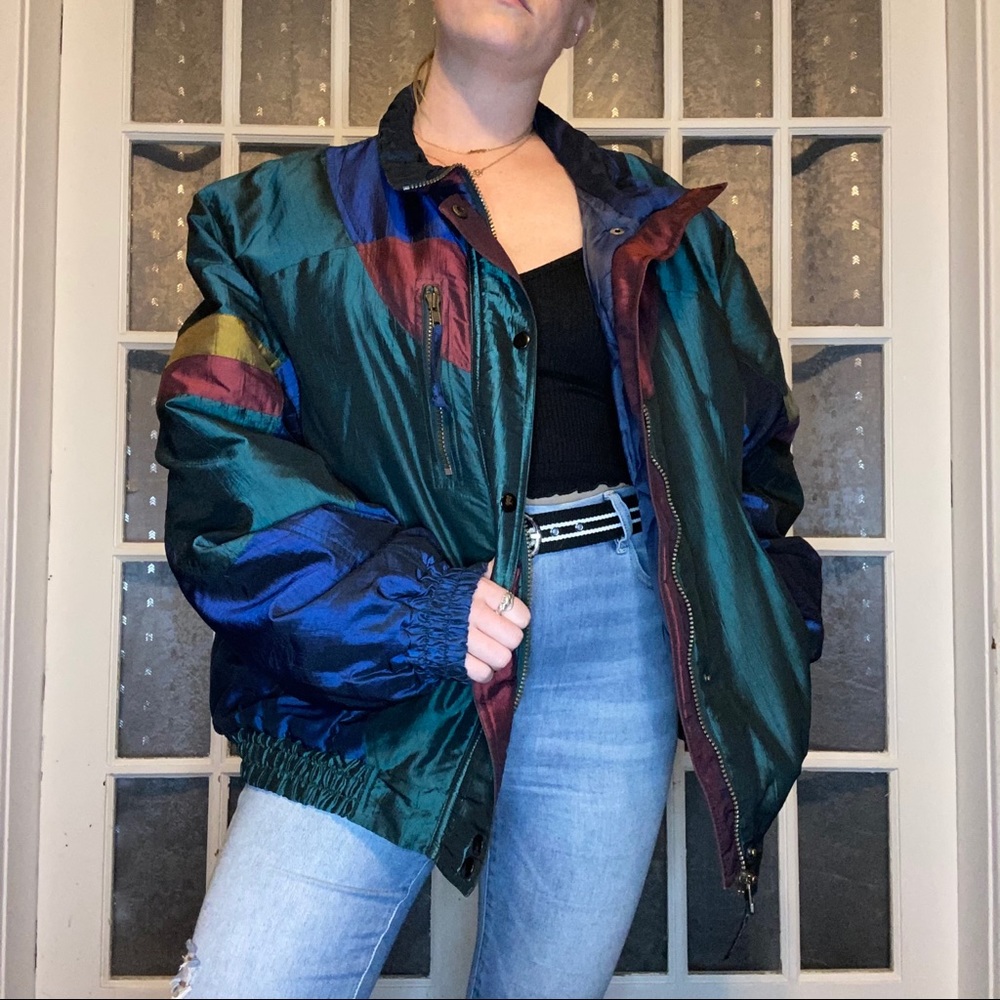Vintage McGregor Metallic multi colored jacket